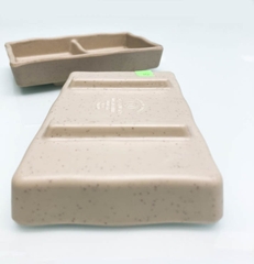 ĐĨA TƯƠNG NHÁM 2 NGĂN NÂU ĐÁ