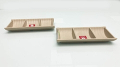 ĐĨA TƯƠNG NHÁM 3 NGĂN NÂU ĐÁ