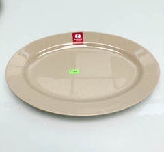 ĐĨA XOÀI OVAL NÂU ĐÁ PV