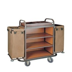 XE ĐẨY DỌN PHÒNG KHÁCH SẠN 3 TẦNG MẪU 4