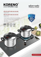 NỒI ÁP SUẤT KORENO INOX