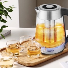 ẤM SIÊU TỐC THỦY TINH CHEFIO 1.7L
