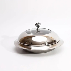 KHAY ĐỰNG BUFFET TRÒN MẠ VÀNG