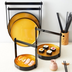 KHAY TRƯNG BÀY SUSHI CÓ QUAI CẦM PHONG CÁCH NHẬT BẢN