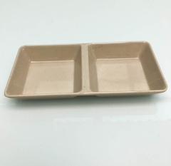 KHAY ĐỰNG ĐỒ CHẤM 2 NGĂN NÂU ĐÁ