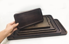 KHAY GỖ ĐỰNG ĐỒ ĂN NÂU ĐA DẠNG KÍCH THƯỚC