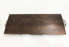 KHAY GỖ TRƯNG BÀY ĐỒ ĂN LƯỢN SÓNG ĐẸP MẮT