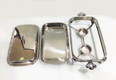 KHAY HẤP CẦY 2.4L BẠC