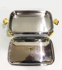 KHAY HẤP CẦY 2.4L VÀNG