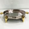 KHAY HẤP BUFFET OVAL NẮP VÀNG