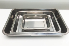 KHAY INOX TEM TÍM CAO 5CM