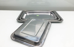 KHAY INOX TEM TÍM CAO 2CM