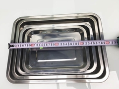 KHAY INOX TEM TÍM CAO 2CM