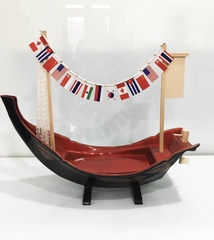 KHAY THUYỀN NHỰA TRƯNG BÀY SHASHIMI