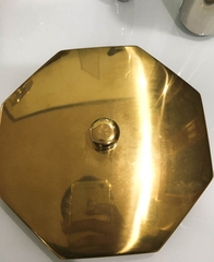 BÌNH ĐỰNG NƯỚC TRÁI CÂY BÁT GIÁC MẠ VÀNG