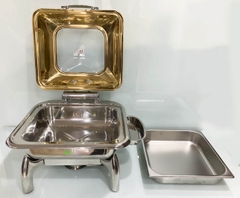 NỒI BUFFET L017 NẮP KÍNH MẠ VÀNG SANG TRỌNG