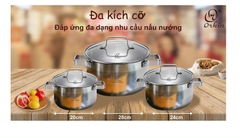BỘ NỒI INOX ORKIN CHÍNH HÃNG