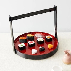 KHAY TRƯNG BÀY SUSHI CÓ QUAI CẦM PHONG CÁCH NHẬT BẢN