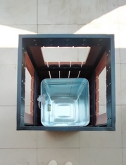 THÙNG RÁC NGOÀI TRỜI HÌNH VUÔNG