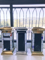 THÙNG RÁC ĐẠI SẢNH CHẤT LIỆU ĐÁ CAO CẤP