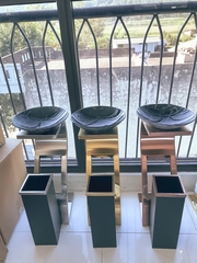 THÙNG RÁC ĐẠI SẢNH CHẤT LIỆU INOX CAO CẤP