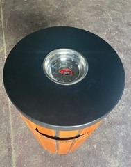 THÙNG RÁC NGOÀI TRỜI HÌNH TRÒN