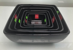 TÔ VUÔNG MELAMINE ĐEN