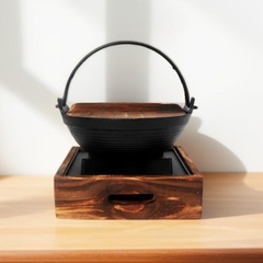 NỒI GANG NẮP GỖ CHỐNG DÍNH