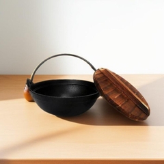 NỒI GANG NẮP GỖ CHỐNG DÍNH