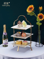 KỆ TRƯNG BÀY BÁNH KẸO TRÀ CHIỀU