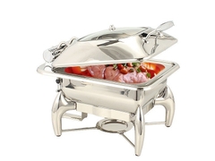 NỒI BUFFET VUÔNG CHÂN INOX 12058
