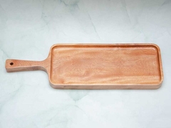 KHAY DECO ĐỒ ĂN BẰNG GỖ CÓ TAY CẦM