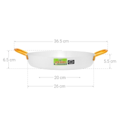 CHẢO NHÔM QUAI VÀNG KIM HẰNG