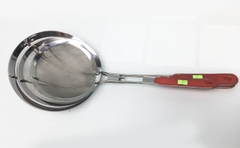 VỢT LỌC INOX CÁN ĐỎ