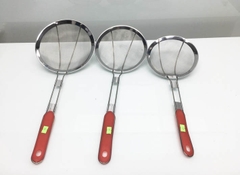 VỢT LỌC INOX CÁN ĐỎ