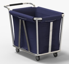 XE ĐẨY THU GOM ĐỒ CHĂN GỐI TRONG KHÁCH SẠN