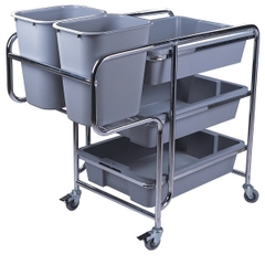 XE ĐẨY THU DỌN ĐỒ ĂN THỪA