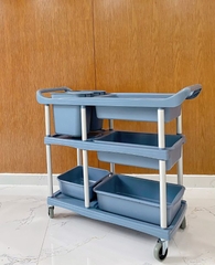 XE ĐẨY NHỰA THU DỌN THỨC ĂN