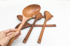 XẺNG GỖ LỆCH 33CM DÙNG TRONG NHÀ BẾP