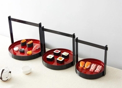 KHAY TRƯNG BÀY SUSHI CÓ QUAI CẦM PHONG CÁCH NHẬT BẢN