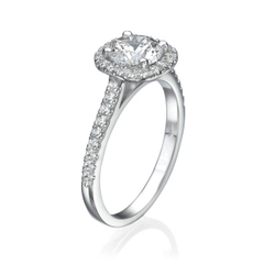 New Mia in White Gold Lab Grown 0.50ct F/VS2 (1.20cttw)