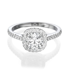New Mia in White Gold Lab Grown 0.50ct F/VS2 (1.20cttw)