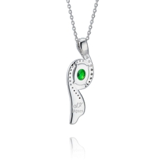 Dây chuyền (Flying Sleeves Green) - Bạc