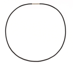 Dây da 22" (56 cm) - Khóa gài vàng 18kt