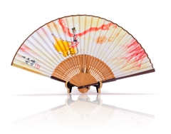 Quạt - Hình cô gái múa với dải tay áo (Sleeves of the Sui Dynasty)