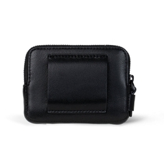 Ví da thắt lưng nam - Màu Ghi đen (Signature Men's Belt Wallet)