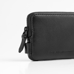 Ví da thắt lưng nam - Màu Ghi đen (Signature Men's Belt Wallet)