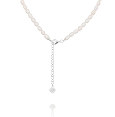 Dây chuyền ngọc trai - Màu bạc (PearlCharm Clasp)