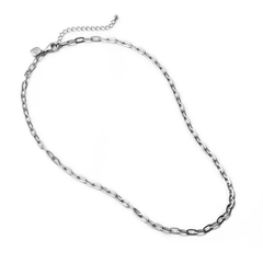 Dây chuyền - Trơn 16 - Màu bạc (Paperclip Chain)