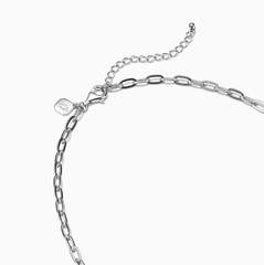 Dây chuyền - Trơn 16 - Màu bạc (Paperclip Chain)